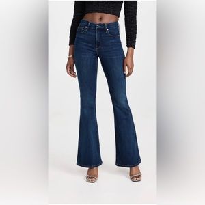 Good American Good Flare High Waisted Jeans 8/29
